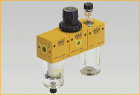 Waircom Serie UZ F+R+L Filtro reductor con lubricador